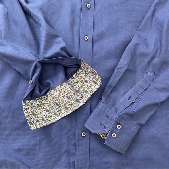 Robert Graham blue dress shirt - Picture 4 of 8